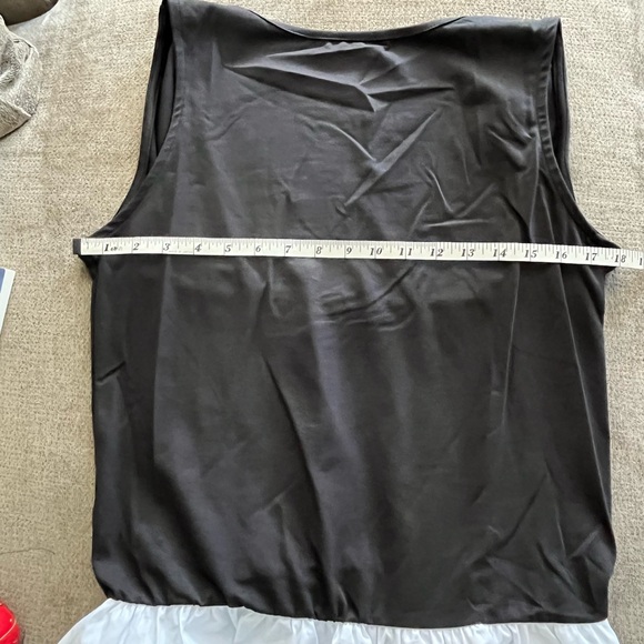 ASOS DESIGN Maxi Black Top Ivory Skirt Size 12-14 NWOT - Picture 8 of 10